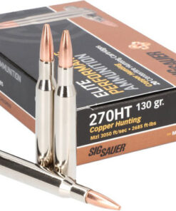 Sig Sauer Elite Performance 270 Winchester, 130gr, Copper Hunting, 20rd Box