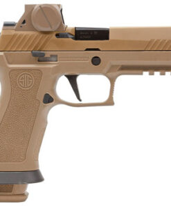 Sig Sauer M17 X-Series 9mm, 4.7" Barrel, Coyote Tan, Includes ROMEOM17 Sight, 21rd