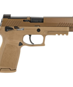 Sig Sauer P320 M17 9mm, 4.7" Barrel, Coyote Tan Slide, Flat Dark Earth Slide, Optic Ready, 21rd