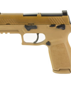 Sig Sauer P320 M18 9mm, 3.9" Barrel, Coyote PVD, Manual Safety, Night Sights, Optics Ready, 3x10rd Mags