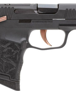 Sig Sauer P365 Rose 380 ACP, 3.1" Barrel, Black, Rose Accents/Grip, Optic Ready, 10rd