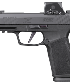 Sig Sauer P365 X-Macro 9mm, 3.1" Barrel, Nitron Finish, Black, XRAY3 Day-Night Sights, Romeo-X SIG-LOC Compact Optic, Compensator, 17rd, 2 mags