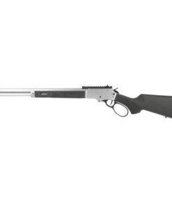 Smith & Wesson 1854 45-70 Government, 20" Threaded Barrel, Stainless, Silver, Black Stock, Large Loop, XS Ghost Ring, Gold Bead, Cross Bolt Safety,...