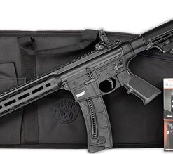 Smith & Wesson M&P 15-22 Sport Bundle 22 LR, 16.5" Threaded Barrel, Black, M-Lok Handguard, Ear Protection, 25rd