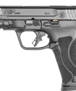 Smith & Wesson M&P 2.0 Full Size 10mm, 4" Barrel, Armornite Black, White 3 Dot Sights, No Thumb Safety, Optics Ready Slide, 2x15rd Mags