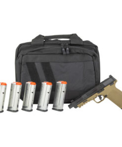 Smith & Wesson M&P 5.7 Bundle 5.7x28mm 5" Threaded Barrel, Optic Ready/Serrated Slide, Flat Dark Earth Cerakote Frame w/Picatinny Rail, 6 22 Rd...