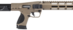 Smith & Wesson M&P FPC 9mm, 18.6" Threaded Barrel, Flat Dark Earth Cerakote, Range Bag, 23rd