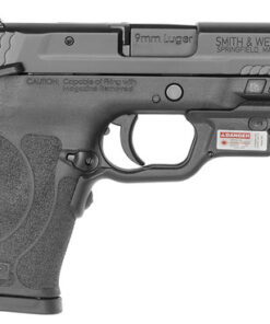 Smith & Wesson M&P Shield EZ M2.0 Compact 9mm, 3.675" Barrel, Black, Crimson Trace Laserguard, Manual Safety, 8rd