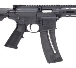 Smith & Wesson M&P15 Pistol 22 LR 8" Black Carbon Steel Barrel 25rd, Black Magpul MOE Grip, Manual Safety, Optics Ready