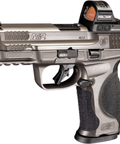 Smith & Wesson M&P9 M2.0 Metal 9mm, 4.25" Barrel, Gray Cerakote, Includes Holosun x2 Red Dot Optic, 17rd