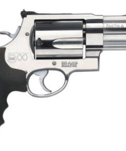 Smith & Wesson Model 500 X-Frame 500 S&W Mag 5 Shot 4" Satin SS Compensated Barrel, Satin Cylinder, Satin SS Frame, Finger Grooved Grip