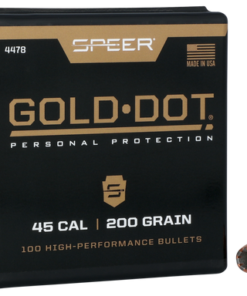 Speer Bullets Gold Dot Personal Protection .45 Caliber .451 200gr, Hollow Point100 Per Box BULLETS NOT AMMO
