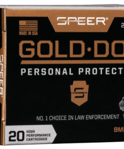 Speer Gold Dot Personal Protection 9mm, 115gr, Hollow Point, 20rd Box