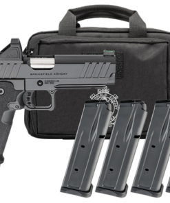 Springfield 1911 DS Prodigy Gear Pac Optic Package 9mm 4.25" Match Grade Bull Barrel, Optic Ready/Serrated Slide, Viridian RFX-11 Optic, 10 Rd