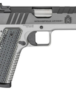Springfield 1911 Emissary 45 ACP, 4.25" Barrel, Silver/Black, G10 Grip, 8rd