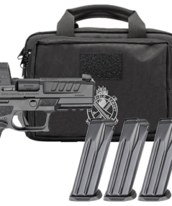 Springfield Echelon Optic Gear Pac Compact 9mm 4" Barrel, Serrated Slide, Textured Grip, Viridian RFX-11 Green Dot, 15/18 Rd (4 Mags)