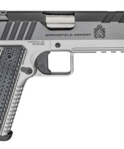 Springfield Emissary 9mm, 5" Barrel, Silver/Black, VZ Thin-Line G10 Grip, 9rd