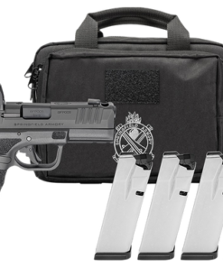 Springfield Hellcat Pro Comp OSP Gear Pac 9mm 3.70" Barrel W/Compensator/Optic Ready/Serrated Slide, Viridian RFX-11 Green Dot, 17 Rd