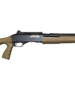 Stevens M320, Pump, 12 Ga, 18.5" Barrel,3" Chamber Flat Dark Earth, Polymer Stock, Right Hand, Ghost Ring Sights, 6Rd