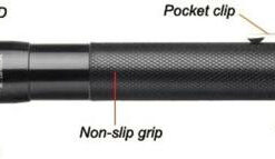 Streamlight Jr. LED Flashlight 85 Lumens AA (2) Aluminum Black