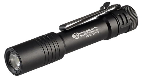 Streamlight Macrostream USB Everyday Carry Flashlight Black Anodized 50/500 Lumens White LED