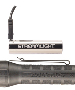 Streamlight PolyTac X USB 600/260/35 Lumens LED Polymer Black Lithium with USB Cord