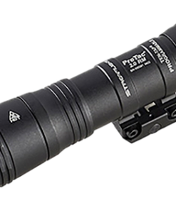 Streamlight ProTac 2.0 Black Anodized Aluminum 250/2000 Lumens White LED Bulb, 266 Meters Beam, Picatinny Rail Mount,