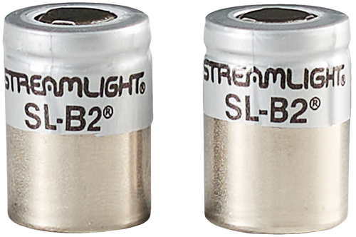 Streamlight SL-B2 Rechargeable Battery, 2 Pack, Silver and Black
