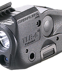 Streamlight T LR-6, White LED with Red Laser, 100 Lumens, Anodized Finish, Black, Fits Taurus GX4, Includes Two 3V CR-1/3 N Lithium Batteries