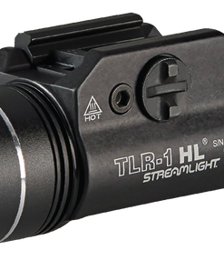 Streamlight TLR-1 HL Dual Remote Kit Black Anodized Aluminum, For Handguns, 1000 Lumens White LED Bulb, 283 Meters Beam, Picatinny Rail Mount