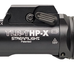 Streamlight TLR-1 HP-X, Long Range Rail Mounted Light, 1,000 Lumens, Matte Finish, Black, (2) CR123A Batteries
