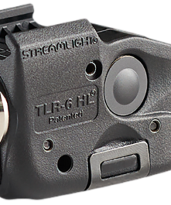 Streamlight TLR-6 HL, Tac Light with Green Laser, Fits Glock 42 & 43, 300 Lumens, Matte Finish, Black, Includes Three SLB2 Batteries with USB-C...
