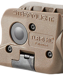 Streamlight TLR-6 HL, Tac Light with Red Laser, Fits Glock 42 & 43, 300 Lumens, Matte Finish, Flat Dark Earth, Includes Three SLB2 Batteries with...