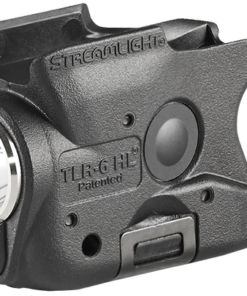 Streamlight TLR-6 HL, Tac Light with Red Laser, For S&W Shield 9/40, 300 Lumens, Matte Finish, Black, Includes Three SLB2 Batteries with USB-C...