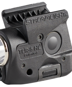 Streamlight TLR-6 HL, Tac Light with Red Laser, For Sig P365, 300 Lumens, Matte Finish, Black, Includes Three SLB2 Batteries with USB-C Charging Case