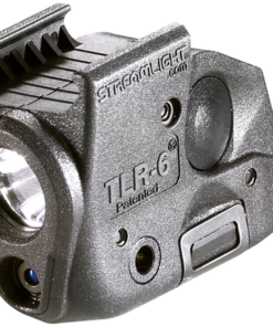 Streamlight TLR-6, Tac Light laser, Springfield XD With Rail, White LED and Red Laser, 100 Lumens, Includes 2 CR 1/3N Lithium Batteries, Black