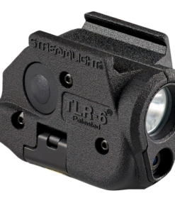 Streamlight TLR-6, Tac Light with Laser, Fits Glock 43X MOS/48 MOS/43X with Rail/48 with Rail, Black, C4 LED, 100 Lumens, Red Laser, 2x CR1/3 N...