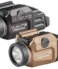 Streamlight TLR-7X, 500 Lumens, 1 Hour Runtime, Duel Fuel, Matte Finish, Flat Dark Earth, Includes High and Low Switch, (1) SL-B9 Rechargeable...