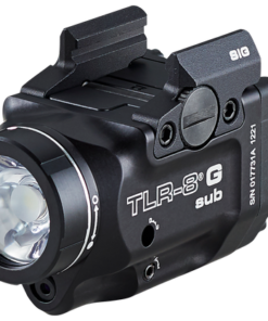 Streamlight TLR-8 G Sub, White LED with Green Laser, Fits Sig P365/XL, 500 Lumens, Anodized Finish, Black, Includes (1) CR123a Battery, Low and...