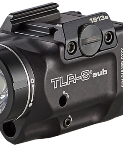 Streamlight TLR-8 Sub, White LED with Red Laser, For 1913 Short Models, 500 Lumens, Anodized Finish, Black, Includes (1) CR123a Battery, Low and...