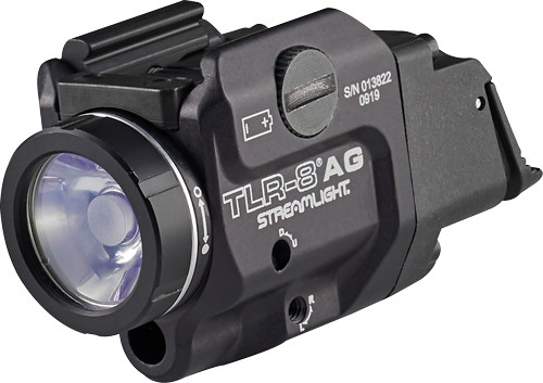 Streamlight TLR-8A G Flex, Black, 500 Lumens, 1.5 Hour Runtime, Green Laser, Comes with High and Low Switch and (1) CR123A Lithium Battery