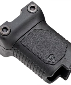 Strike AR-CMAG-RAIL-S-BK Angled Vertical Grip Short Black Polymer with Cable Management Storage for Picatinny Rail