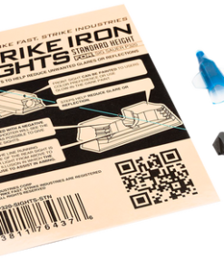 Strike Strike Iron Sights Black/Blank Front Sight Black/Blank Rear Sight Sig P320 with Rear Dovetail Standard Height