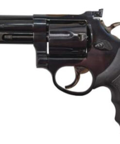 Taurus 66 Standard 357 Mag, 4" Barrel, Adj Sight, Black Grip, Blued, 7rd