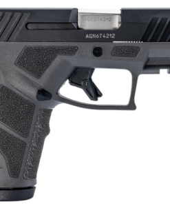 Taurus GX2 9mm ,3.37" Matte Stainless Steel Barrel, Matte Black Serrated Stainless Steel Slide, Gray Stainless Steel Frame Picatinny Rail, 13rd