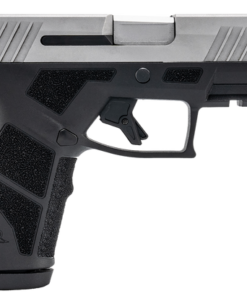 Taurus GX2 9mm, 3.38" Barrel, Silver and Black, Manual, White Dot, Drift Rear, 2x13rd