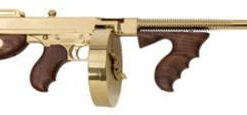 Thompson 1927A-1 Deluxe 45 ACP, 16.5", Walnut Stock Titanium Gold, 50rd+1