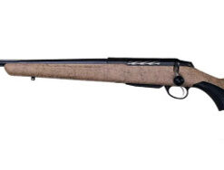 Tikka T3x Lite Roughtech Left Hand 6.5 Creedmoor, 24.3" Threaded Barrel, Desert Tan w/ Black Webbing Camo, 3rd