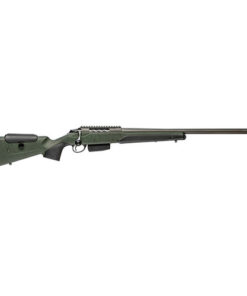 Tikka T3X Super Varmint, 7mm Rem Mag, 20" Barrel, Fluted Bolt, Tungsten, Green/ Black Webbing, 5rd,