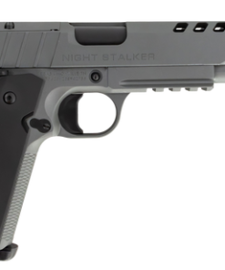 Tisas 1911 Night Stalker SF 45 ACP, 5.55" Threaded Barrel, Gray, Optic Ready, 8rd